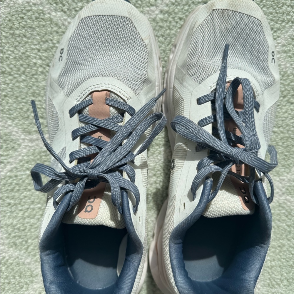 On Running Sneakers in Blue and White
